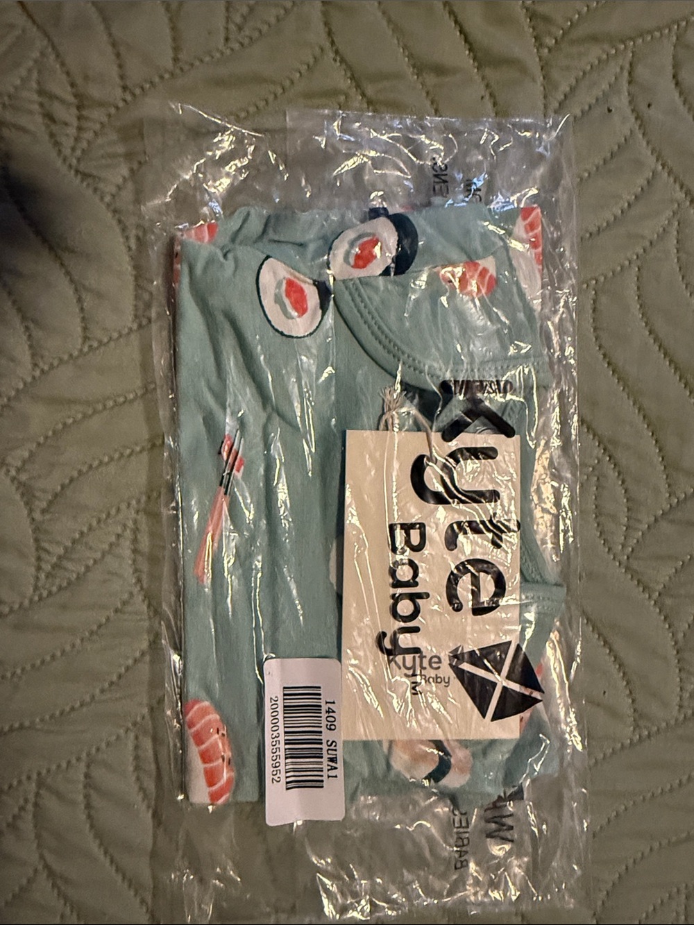 Kyte BABY Blue Sushi-Print Kids body suit